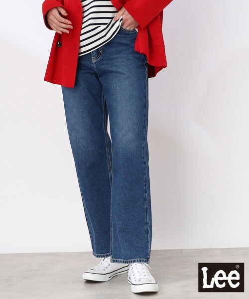 【fashion jeans】ネイビーブルー ストレートレッグパンツ サイズ31 4307778.jpg?20250731115202
