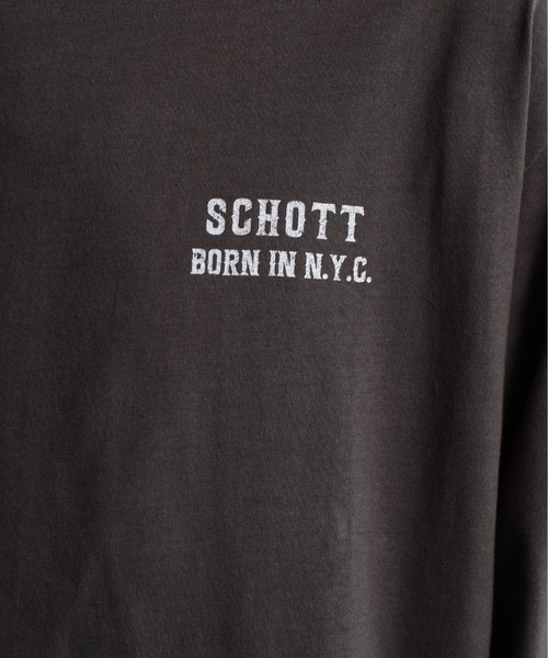 schott(ショット)の「【WEB LIMITED】Schott/ショット/LS T-SHIRT AMERICAN TRAD EAGLE/アメリカントラッド イーグル ロンT(Tシャツ/カットソー・メンズ・オレンジ/ブルーグレー/チャコールグレー・2XL/XL/L/M)」の10枚目の写真
