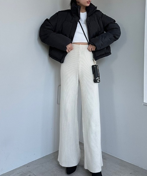 ACYM（アシーム）の「Stand collar mini ブルゾン（ダウンジャケット 