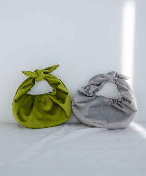 e/rm（イーアールエム）の「【e/rm】ベロアムスビバッグ（ハンドバッグ・レディース・グレー系その他/グリーン系その他4・FREE）」の3枚目の写真