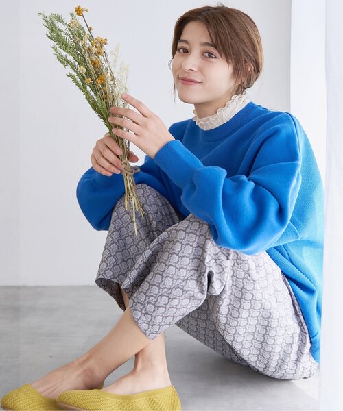 LBC（エルビーシー）の「ビッグシルエットニット（ニット/セーター・レディース・ピンク/ブルー/グリーン・M）」の14枚目の写真