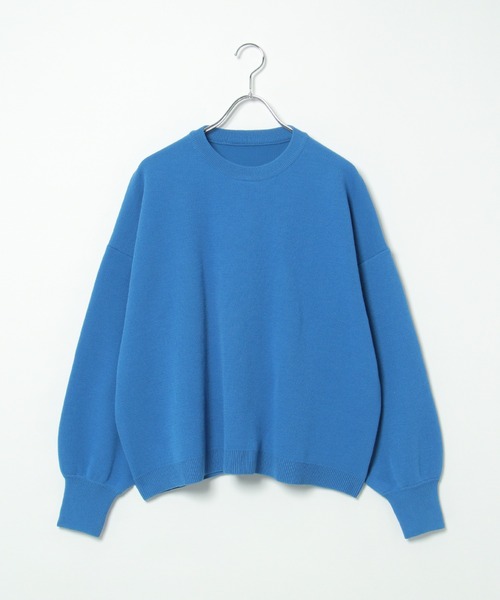 LBC（エルビーシー）の「ビッグシルエットニット（ニット/セーター・レディース・ピンク/ブルー/グリーン・M）」の10枚目の写真