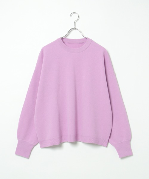 LBC（エルビーシー）の「ビッグシルエットニット（ニット/セーター・レディース・ピンク/ブルー/グリーン・M）」の11枚目の写真