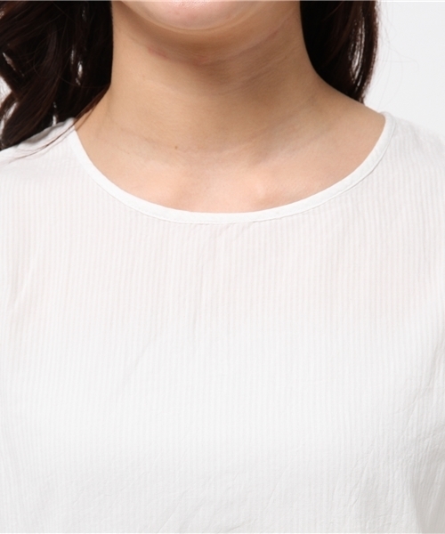 Kastane（カスタネ）の「【Kastane】ハシゴレースワンピース（ワンピース・レディース・その他16/オフホワイト/ネイビー・FREE）」の4枚目の写真