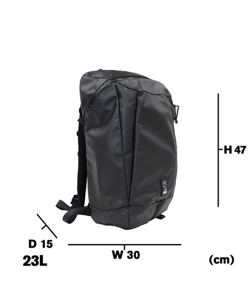 CHROME（クローム）の「［ CHROME / クローム ］ROSTOV 2.0 BACKPACK BKTP_BLACK TARP  / ロストフ 2.0 バックパック ブラックタープ 防水 23L（バックパック/リュック・メンズ・ブラック・FREE）」の7枚目の写真