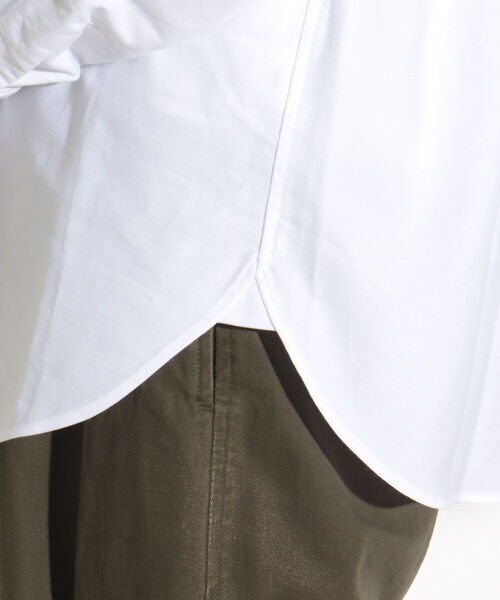 GLOSTER（グロスター）の「【GLOSTER/グロスター】フレンチブルドッグ刺繍 ボタンダウンシャツ ワンポイント刺繍（シャツ/ブラウス・メンズ・ピンク/ホワイト/ブルー系その他/ホワイト系その他・S/M/L）」の17枚目の写真