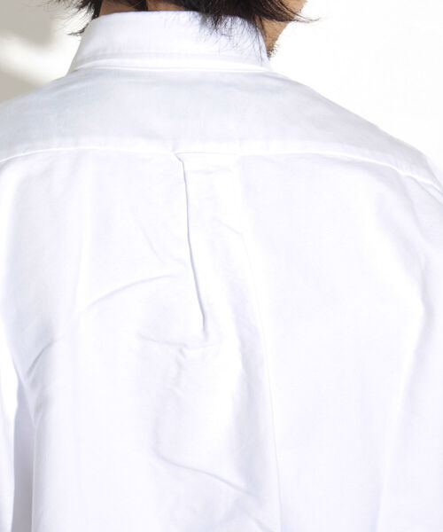 GLOSTER（グロスター）の「【GLOSTER/グロスター】フレンチブルドッグ刺繍 ボタンダウンシャツ ワンポイント刺繍（シャツ/ブラウス・メンズ・ピンク/ホワイト/ブルー系その他/ホワイト系その他・S/M/L）」の18枚目の写真