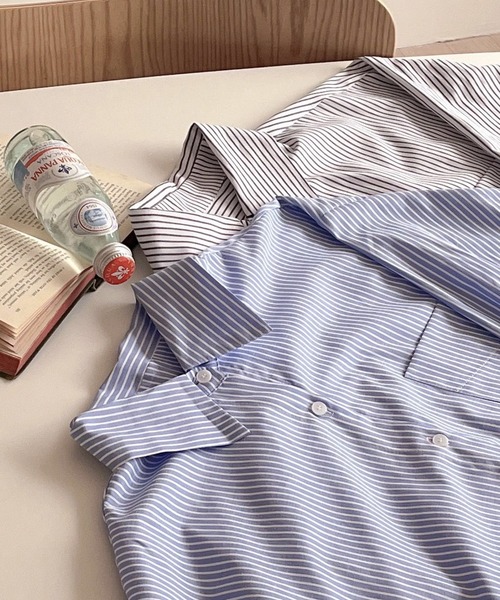 fd style(エフディ スタイル)の「デュオルーズフィットロングシャツ(シャツ/ブラウス・レディース・White/PINK/LT.Blue・FREE)」の19枚目の写真