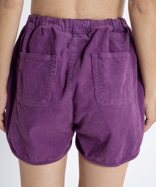 ROXY（ロキシー）の「GRAVEL COLOR/ロキシーコーデュロイショーツ（その他パンツ・レディース・パープル/イエロー・MEDIUM/LARGE/SMALL）」の6枚目の写真