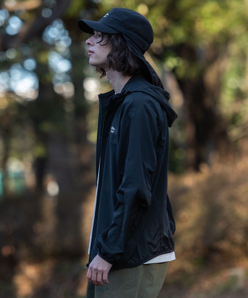 OUTDOOR PRODUCTS APPAREL（アウトドアプロダクツアパレル）の「撥水　防花粉　紫外線対策　透湿　パッカブル　リップストップパッカブルパーカー（パーカー・メンズ・ブラック/チャコールグレー/カーキ/ベージュ/ライトグリーン/ライトベージュ・MEDIUM/X-LARGE/LARGE）」の22枚目の写真