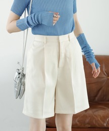 GeeRA | 2023 SS リネンライクスラブハーフパンツ(その他パンツ)