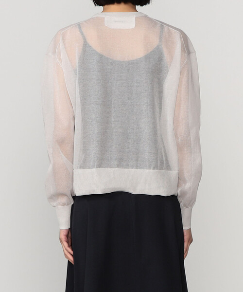 ADAWAS(アダワズ)の「ADAWAS | 〈別注〉クルーネックシアープルオーバー WOMEN(ニット/セーター・レディース・ライトグレー/ブラック/シルバー/レッド・ONE)」の13枚目の写真