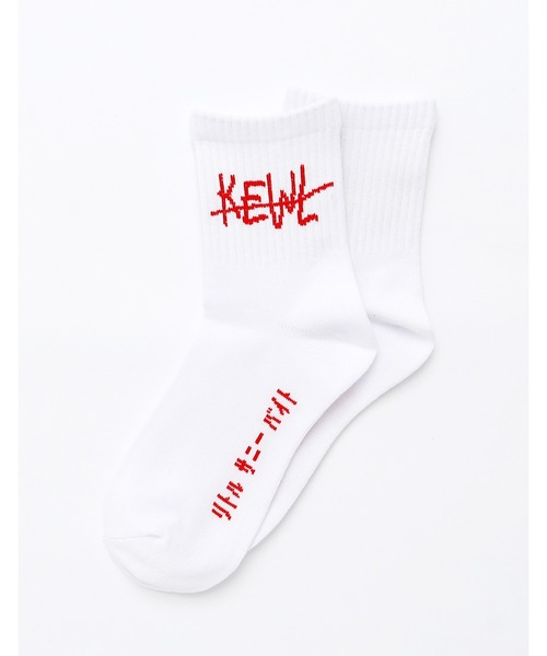 Little sunny bite（リトルサニーバイト）の「Kewi socks（ソックス/靴下・レディース・ホワイト/グリーン/ブラック・FREE）」の10枚目の写真