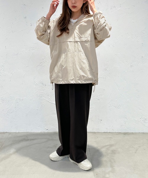 apres jour mignon(アプレジュールミニョン)の「パイピングアノラック【ZOZOTOWN限定アイテム】(ナイロンジャケット・レディース・オレンジ/オフホワイト/グレー系その他/ブラック/ネイビー・X-LARGE/フリー)」の19枚目の写真
