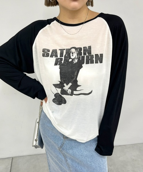 WHO'S WHO gallery(フーズフーギャラリー)の「シャーロットシアーラグランロンT(Tシャツ/カットソー・レディース・ブラック/ミント・FREE)」の14枚目の写真