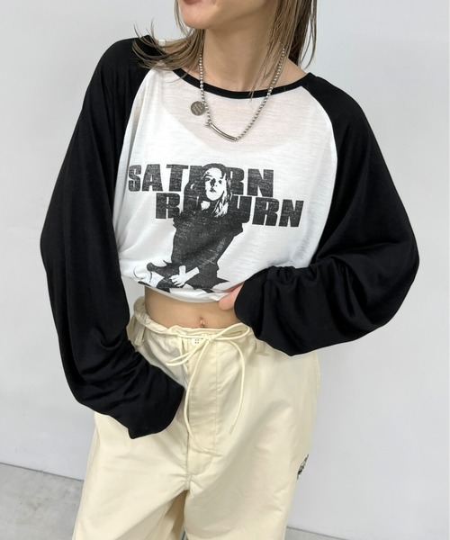 WHO'S WHO gallery(フーズフーギャラリー)の「シャーロットシアーラグランロンT(Tシャツ/カットソー・レディース・ブラック/ミント・FREE)」の13枚目の写真