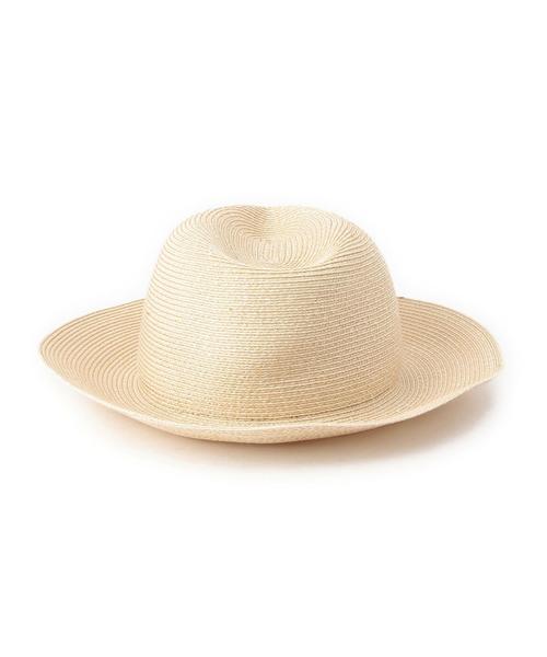 Another Edition（アナザーエディション）の「ブレード中折れハット/AE BRAID ナカオレ HAT（ハット・レディース・オフホワイト/ベージュ/ダークブラウン・フリー）」の7枚目の写真