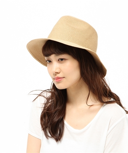 Another Edition（アナザーエディション）の「ブレード中折れハット/AE BRAID ナカオレ HAT（ハット・レディース・オフホワイト/ベージュ/ダークブラウン・フリー）」の11枚目の写真