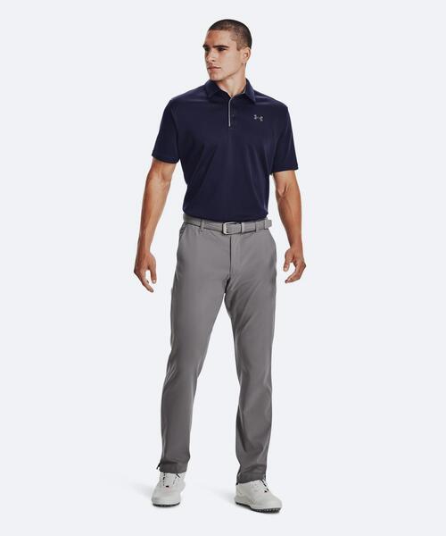 UNDER ARMOUR(アンダーアーマー)の「UAテック ポロ(ゴルフ/メンズ)(ポロシャツ・メンズ・ネイビー・M/S/XXL/XL/L/3XL)」の3枚目の写真