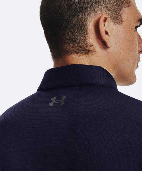 UNDER ARMOUR(アンダーアーマー)の「UAテック ポロ(ゴルフ/メンズ)(ポロシャツ・メンズ・ネイビー・M/S/XXL/XL/L/3XL)」の4枚目の写真