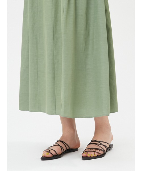 FRAY I.D（フレイアイディー）の「リネンパフスリーブワンピース