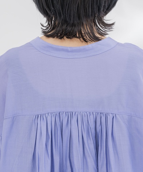 KATHARINE ROSS（キャサリンロス）の「【KATHARINE ROSS】レーヨンタックシアーブラウス（シャツ/ブラウス・レディース・イエロー/パープル・MEDIUM）」の15枚目の写真