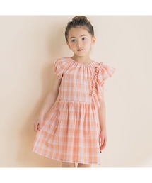 Noeil aime BeBe/サマーチェック肩フリルワンピース(80~130cm)