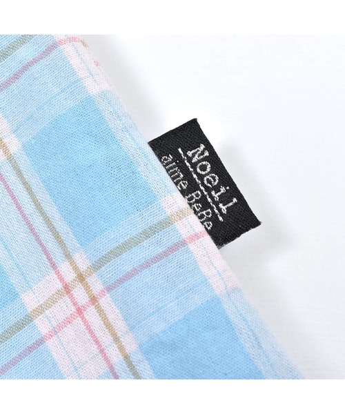 Noeil aime BeBe(ノイユエイムベベ)の「Noeil aime BeBe/サマーチェック肩フリルワンピース(80~130cm)(ワンピース・キッズ・オレンジ系その他/ブルー系その他・90/100/110/120/130/80)」の14枚目の写真