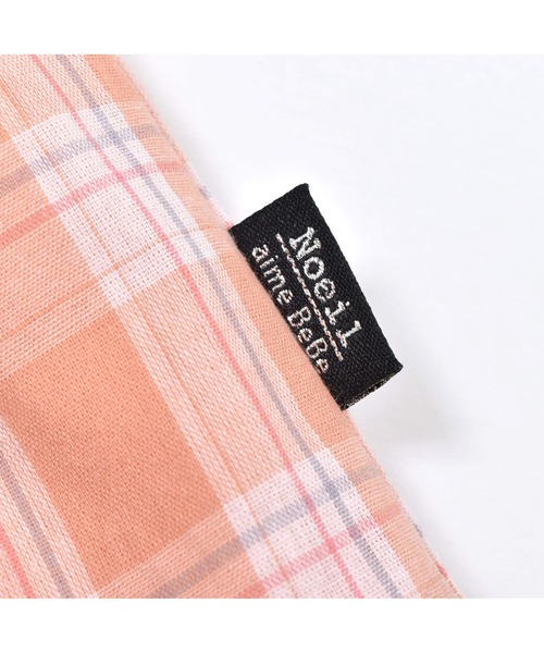 Noeil aime BeBe(ノイユエイムベベ)の「Noeil aime BeBe/サマーチェック肩フリルワンピース(80~130cm)(ワンピース・キッズ・オレンジ系その他/ブルー系その他・90/100/110/120/130/80)」の22枚目の写真
