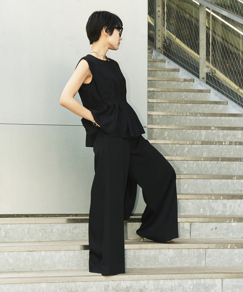 カシドスワイドパンツ（スラックス）｜HARDY NOIR（アルディーノアール