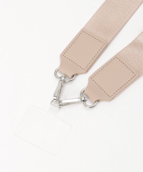 VENCEEXCHANGE（ヴァンスエクスチェンジ）の「ポーチ付きベルトスマホストラップ（ショルダーバッグ・レディース・ブラック/シルバー/ベージュ/オフホワイト・FREE）」の21枚目の写真