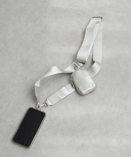 VENCEEXCHANGE（ヴァンスエクスチェンジ）の「ポーチ付きベルトスマホストラップ（ショルダーバッグ・レディース・ブラック/シルバー/ベージュ/オフホワイト・FREE）」の14枚目の写真