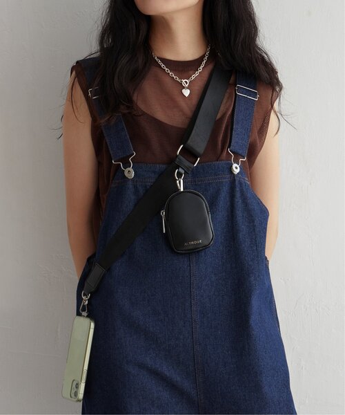 VENCEEXCHANGE（ヴァンスエクスチェンジ）の「ポーチ付きベルトスマホストラップ（ショルダーバッグ・レディース・ブラック/シルバー/ベージュ/オフホワイト・FREE）」の20枚目の写真