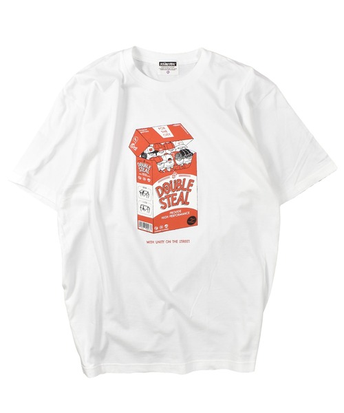 DOUBLE STEAL（ダブルスティール）の「ダブズ in the Box Tシャツ（Tシャツ/カットソー・メンズ・ブラック/ダークブラウン/ホワイト/イエロー・LARGE/X-LARGE/XX-LARGE/MEDIUM）」の15枚目の写真