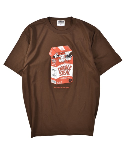 DOUBLE STEAL（ダブルスティール）の「ダブズ in the Box Tシャツ（Tシャツ/カットソー・メンズ・ブラック/ダークブラウン/ホワイト/イエロー・LARGE/X-LARGE/XX-LARGE/MEDIUM）」の17枚目の写真