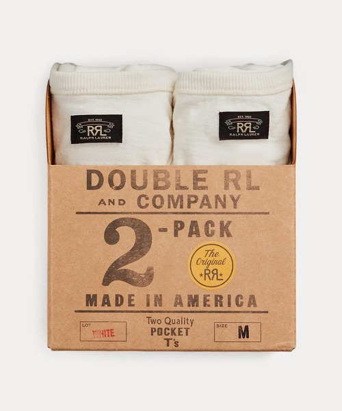 ガーメントダイド ポケット Tシャツ 2パック（Tシャツ