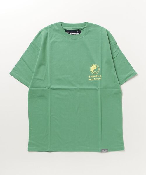 THE nookie ザヌーキー Ｔシャツ 幸福家族計画 グリーン 緑 セール『THE nookie』幸福家族計画T-SH（Tシャツ⁄カットソー）｜THE