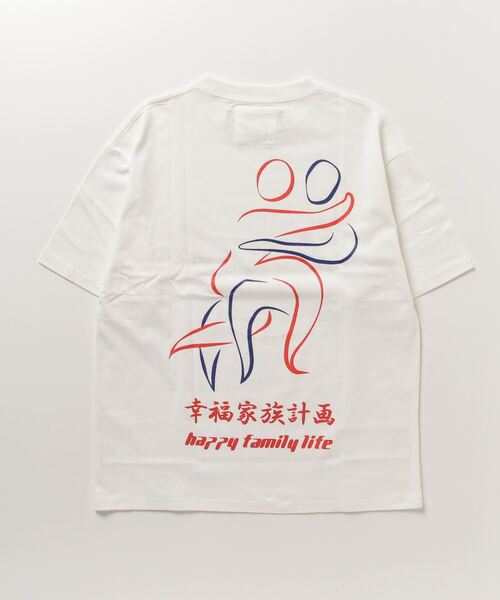 THE Nookie(ザヌーキー)の「『THE nookie』幸福家族計画T-SH(Tシャツ/カットソー・レディース・グリーン/ホワイト・MEDIUM)」の3枚目の写真