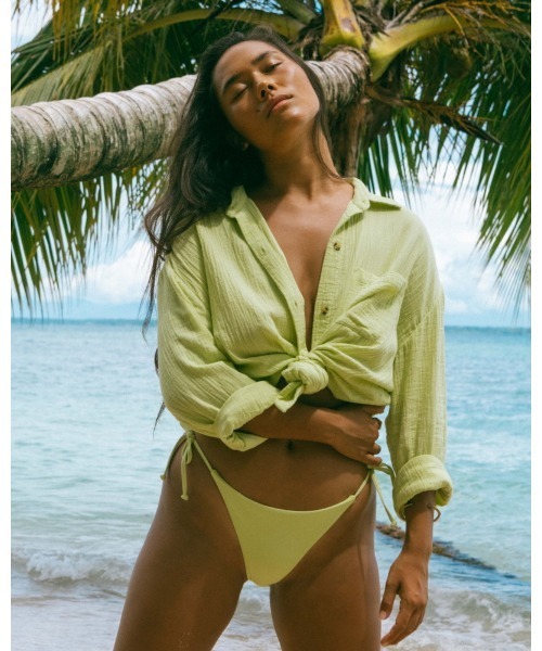ビラボン BILLABONG 2023年春夏 レディース SUNDAZE RIGHT ON 長袖シャツ コットンシャツ トップス 羽織り Sサイズ 正規品 BILLABONG（ビラボン）の「BILLABONG レディース 【SUNDAZE