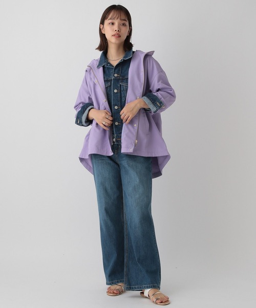 saloon（サルーン）の「SALOON(サルーン)/フレアマウンテンパーカー（マウンテンパーカー・レディース・ブラック/パープル/カーキ・SMALL/MEDIUM）」の13枚目の写真