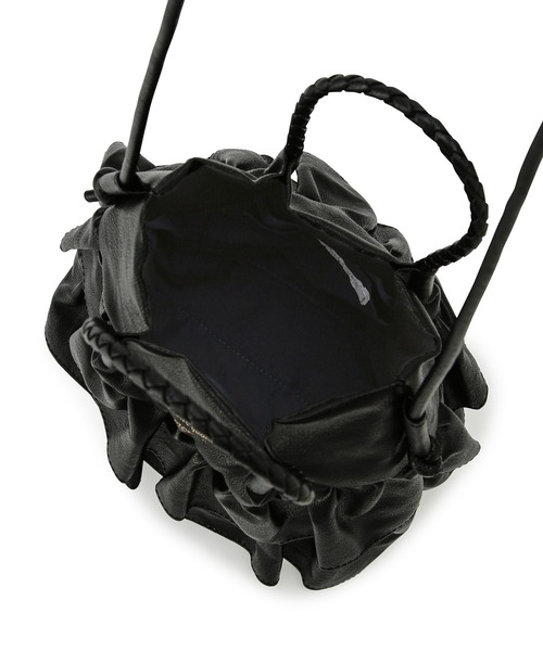 ROPE' PICNIC（ロペピクニック）の「ダブルフリルメッシュハンドルミニショルダーバッグ（ショルダーバッグ・レディース・シルバー/ブラック/キナリ/ブルー系その他4・FREE）」の8枚目の写真