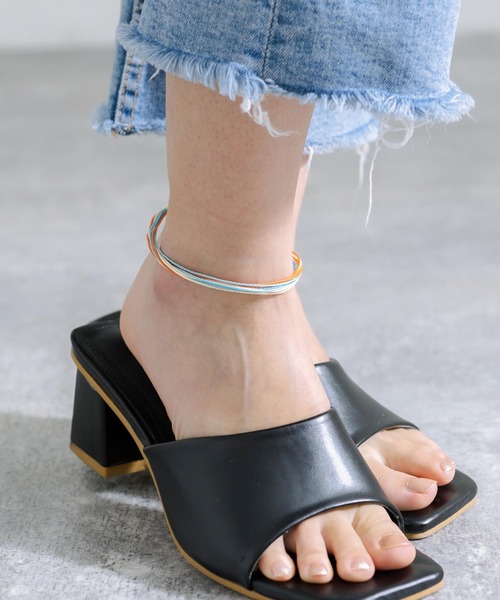 Rocky Monroe（ロッキーモンロー）の「ユニセックス ワックスコードアンクレット（アンクレット・メンズ・D/E/F/S/T/U/V/W/H/J/O/Q/K/M/N/G/I/P/A/C/B/R/L・FREE）」の4枚目の写真