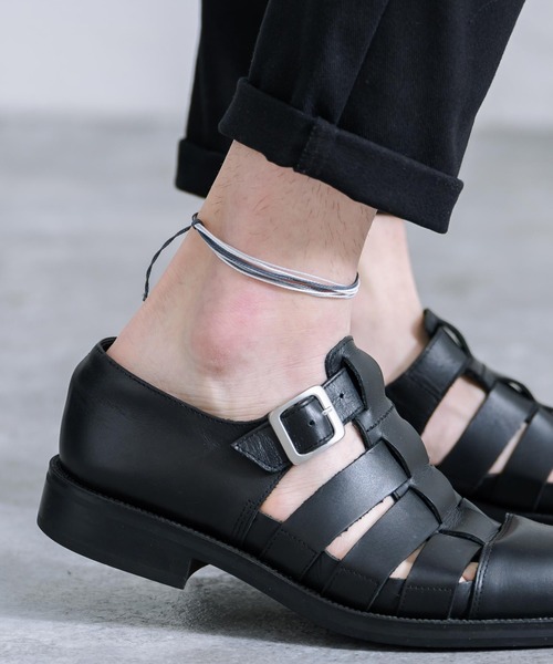 Rocky Monroe（ロッキーモンロー）の「ユニセックス ワックスコードアンクレット（アンクレット・メンズ・D/E/F/S/T/U/V/W/H/J/O/Q/K/M/N/G/I/P/A/C/B/R/L・FREE）」の9枚目の写真