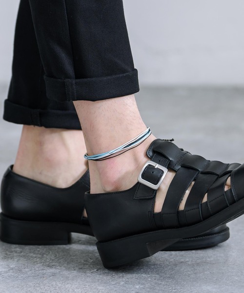 Rocky Monroe（ロッキーモンロー）の「ユニセックス ワックスコードアンクレット（アンクレット・メンズ・D/E/F/S/T/U/V/W/H/J/O/Q/K/M/N/G/I/P/A/C/B/R/L・FREE）」の10枚目の写真