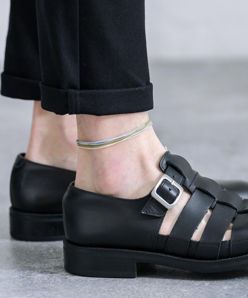 Rocky Monroe（ロッキーモンロー）の「ユニセックス ワックスコードアンクレット（アンクレット・メンズ・D/E/F/S/T/U/V/W/H/J/O/Q/K/M/N/G/I/P/A/C/B/R/L・FREE）」の11枚目の写真