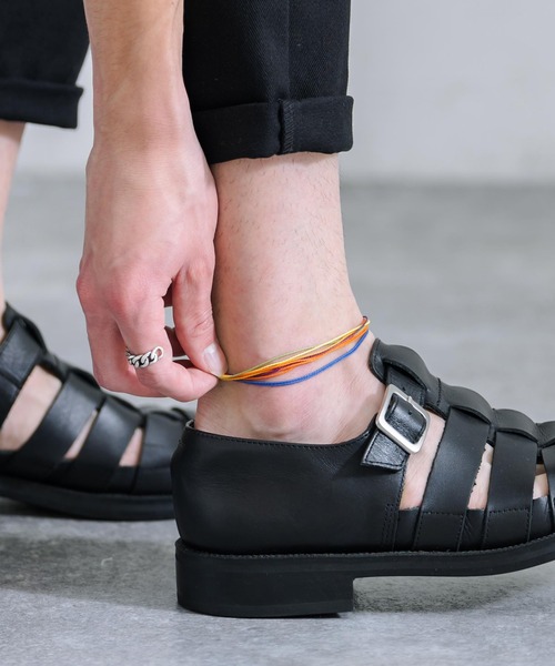 Rocky Monroe（ロッキーモンロー）の「ユニセックス ワックスコードアンクレット（アンクレット・メンズ・D/E/F/S/T/U/V/W/H/J/O/Q/K/M/N/G/I/P/A/C/B/R/L・FREE）」の15枚目の写真