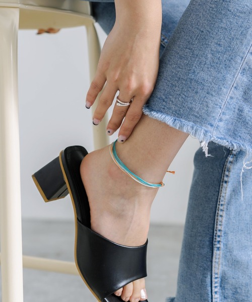 Rocky Monroe（ロッキーモンロー）の「ユニセックス ワックスコードアンクレット（アンクレット・メンズ・D/E/F/S/T/U/V/W/H/J/O/Q/K/M/N/G/I/P/A/C/B/R/L・FREE）」の18枚目の写真