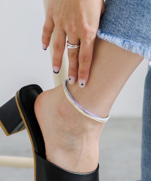 Rocky Monroe（ロッキーモンロー）の「ユニセックス ワックスコードアンクレット（アンクレット・メンズ・D/E/F/S/T/U/V/W/H/J/O/Q/K/M/N/G/I/P/A/C/B/R/L・FREE）」の20枚目の写真