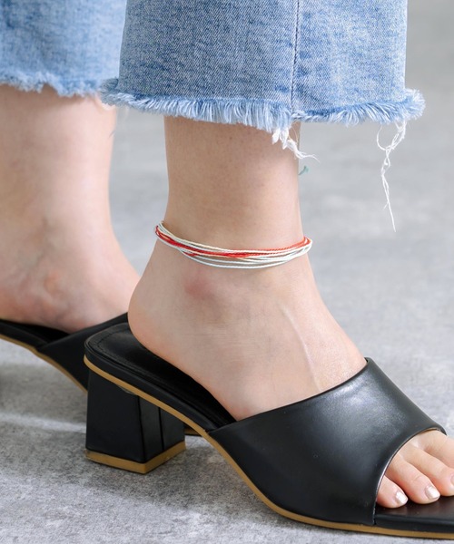 Rocky Monroe（ロッキーモンロー）の「ユニセックス ワックスコードアンクレット（アンクレット・メンズ・D/E/F/S/T/U/V/W/H/J/O/Q/K/M/N/G/I/P/A/C/B/R/L・FREE）」の22枚目の写真