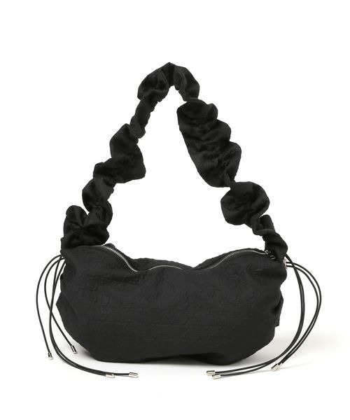 mysty woman（ミスティウーマン）の「シャーリングドロストBAG 969374（ハンドバッグ・レディース・ブラック/アイボリー/ブラック系その他/ホワイト系その他・FREE）」の12枚目の写真